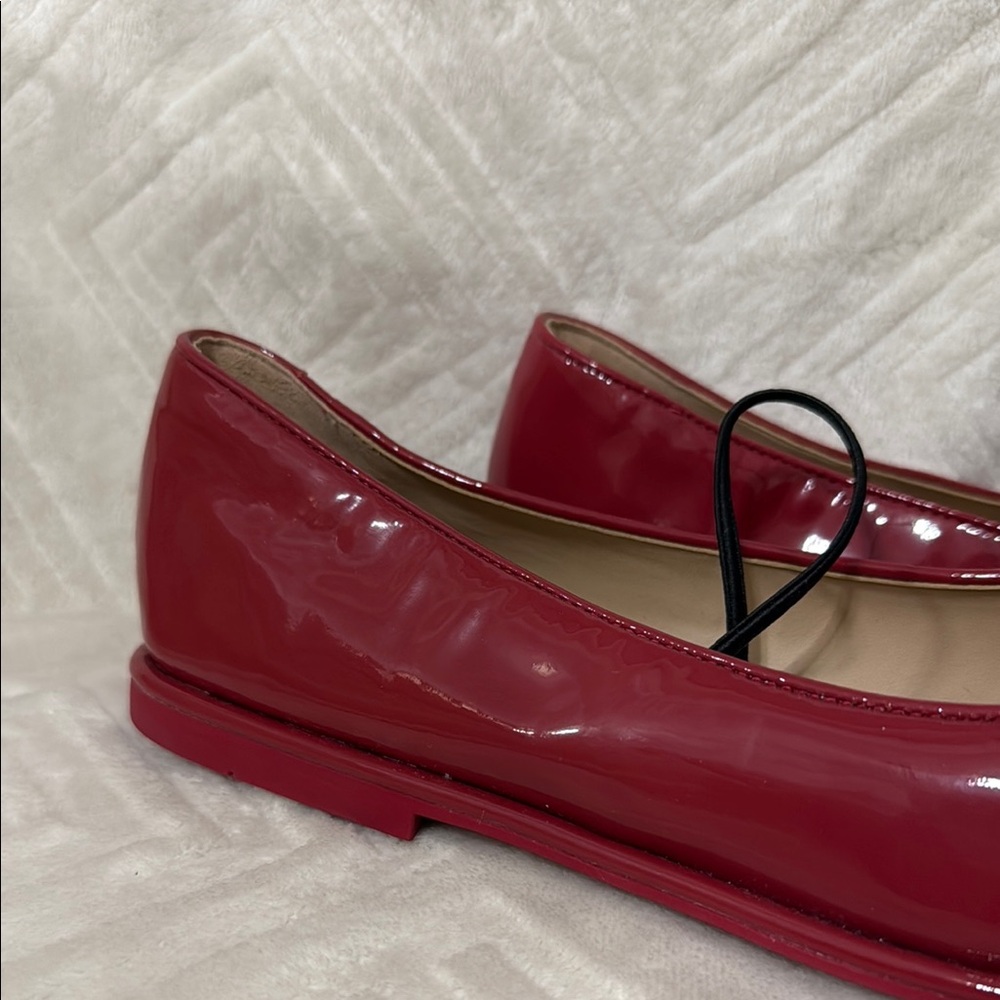 NWOT Coach Red Patent Leather Flats size 7.5B - Picture 8 of 9